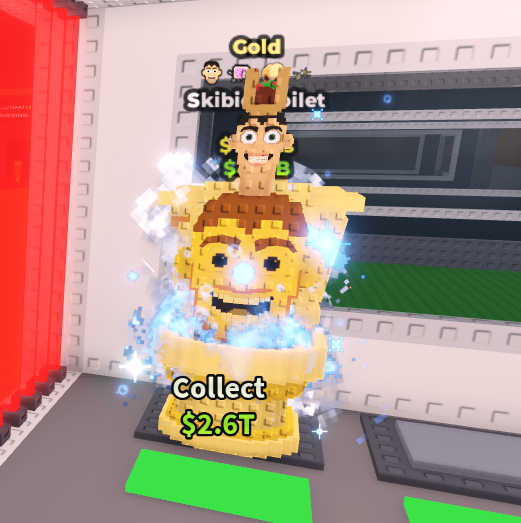 SKIBIDI TOILET GOLD 7.7B/s